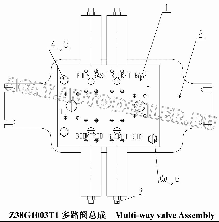 Multi-way valve 7130-B для ChengGong CG938H