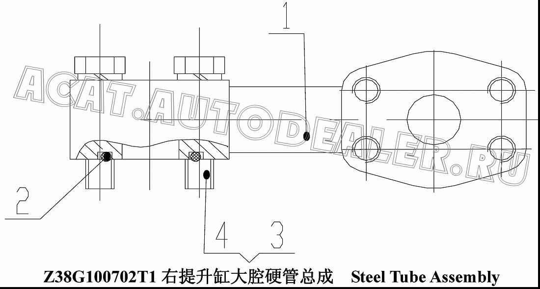 Steel Tube Z38G1007021T1 для ChengGong CG938H