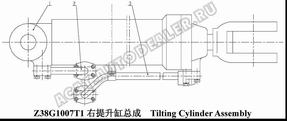 Steel Tube Z38G100702T1 для ChengGong CG938H