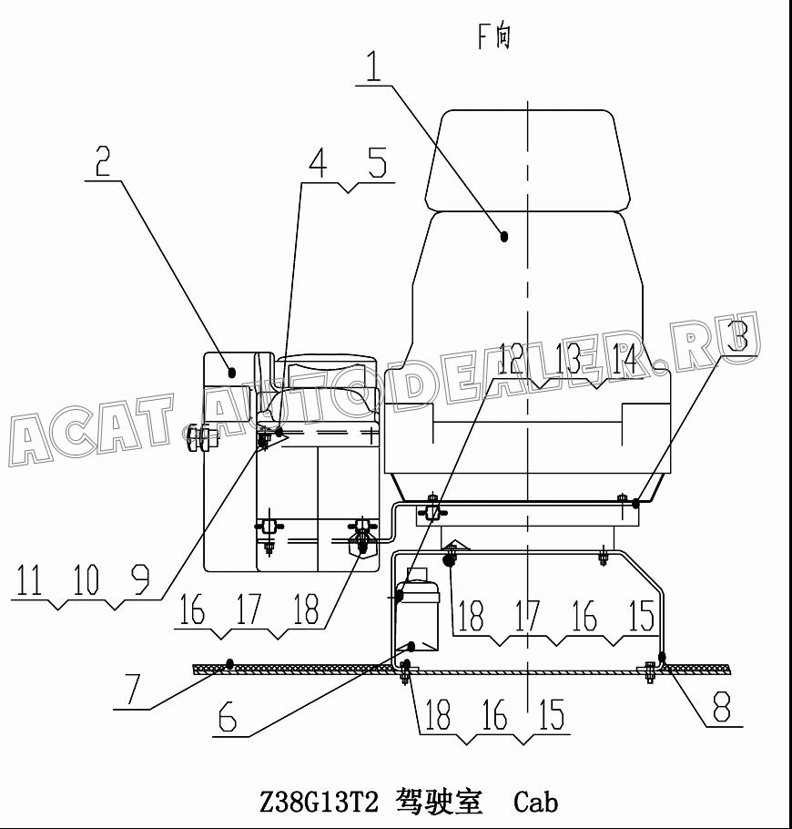 Seat MSG85/722 для ChengGong CG938H