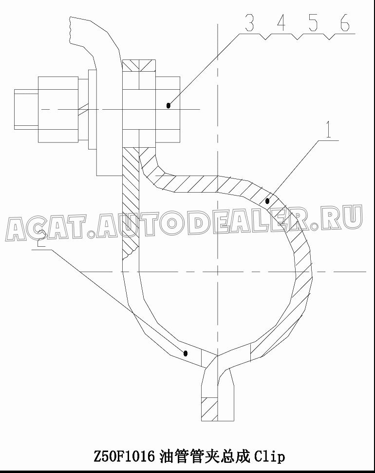 Clamp Z50F101600001 для ChengGong CG958G