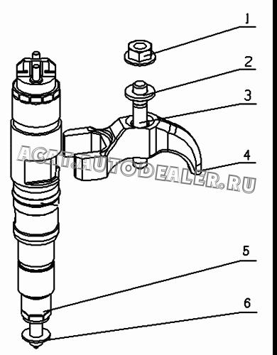 Форсунка G2100-1112100-A38 для Yuchai YC4G180-30