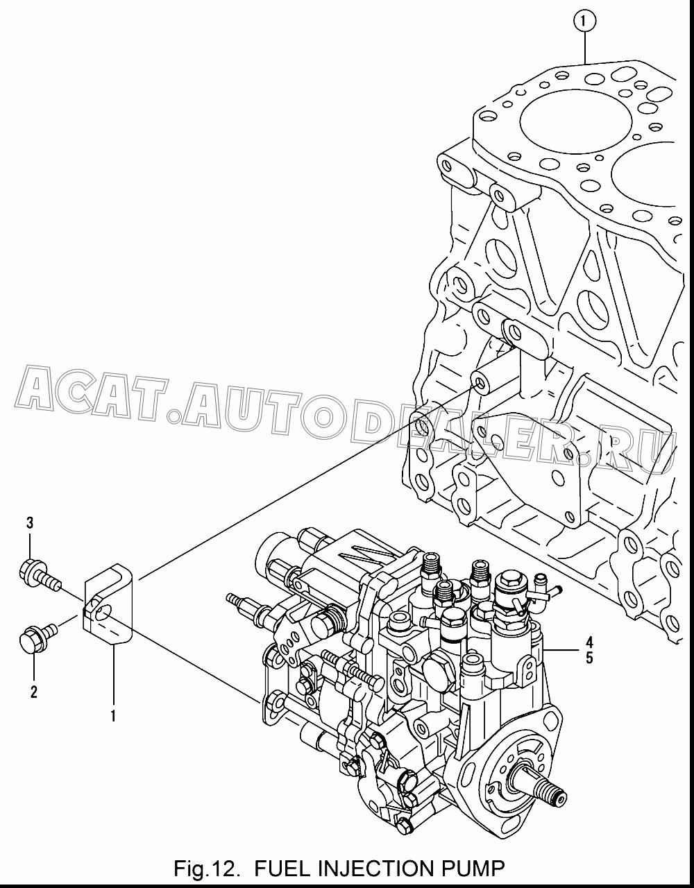 BRACKET, PUMP 119802-51250 для Yanmar 3TNV82A