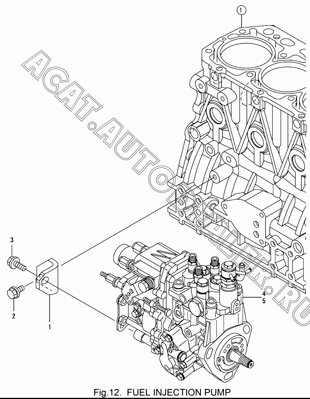 INJECTION PUMP В сборе 729247-51390 для Yanmar 3TNV88