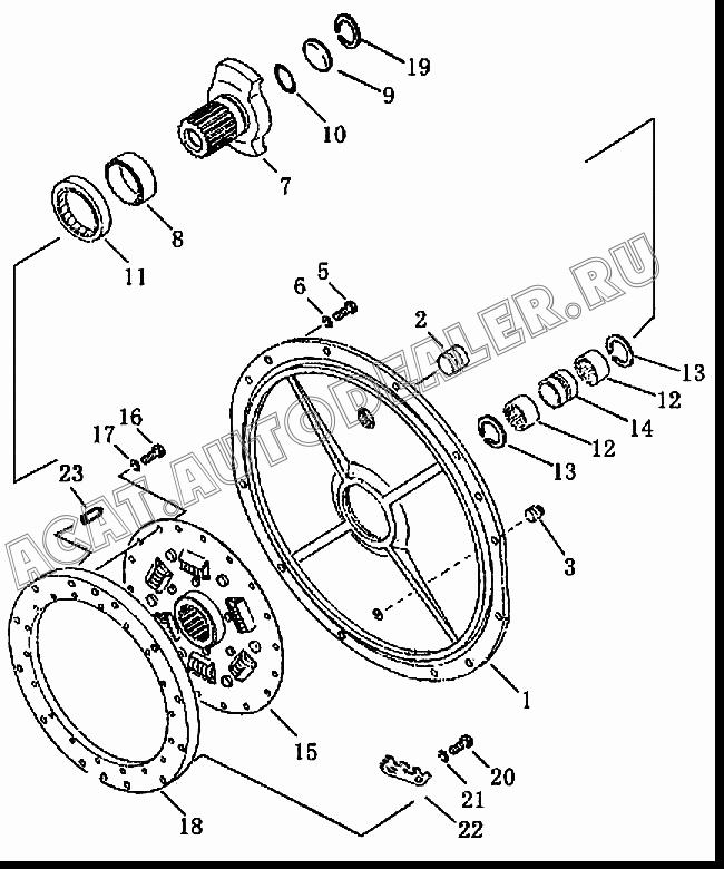 Housing body 10Y-10-00003 для Shantui SD13