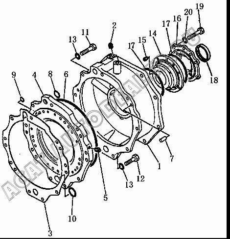 O-ring 07000-73038 для Shantui SD13