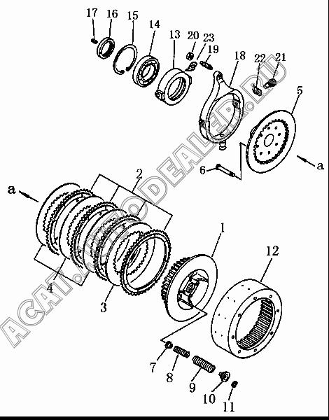 Drum 10Y-16-00002 для Shantui SD13