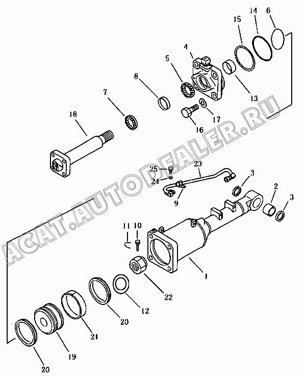 Cylinder drum 10Y-63-01600 для Shantui SD13