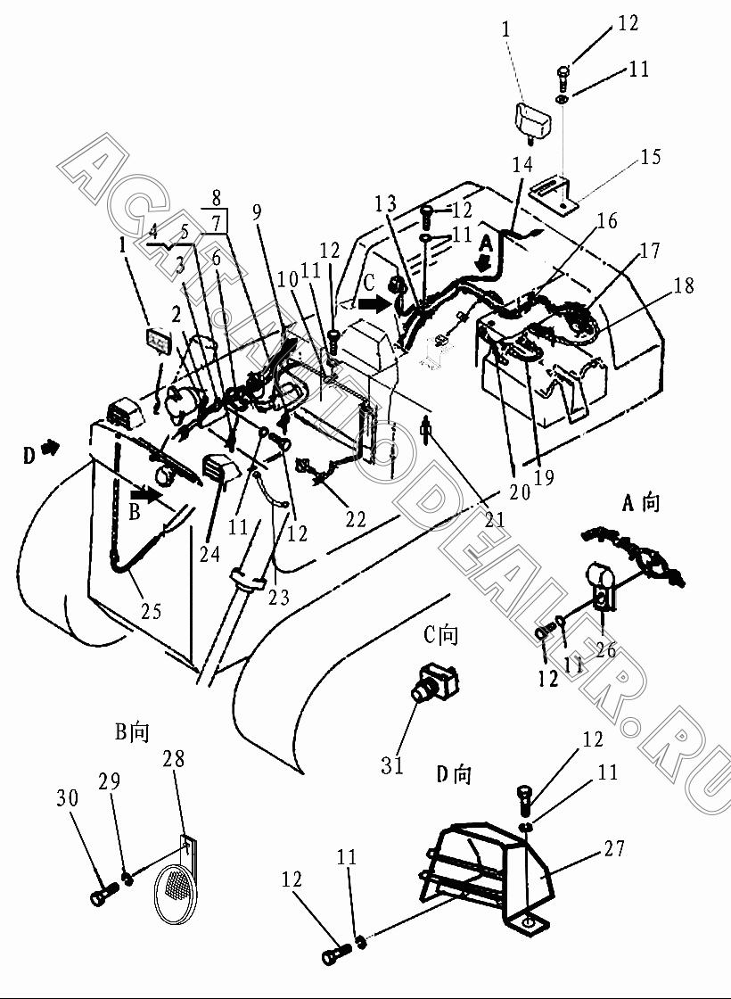 Sensor, oil pressure D2300-00000 для Shantui SD13