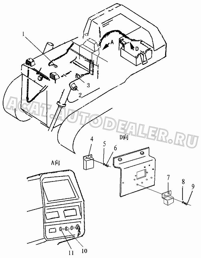 Water temperature sensor 10Y-07B-10000 для Shantui SD13