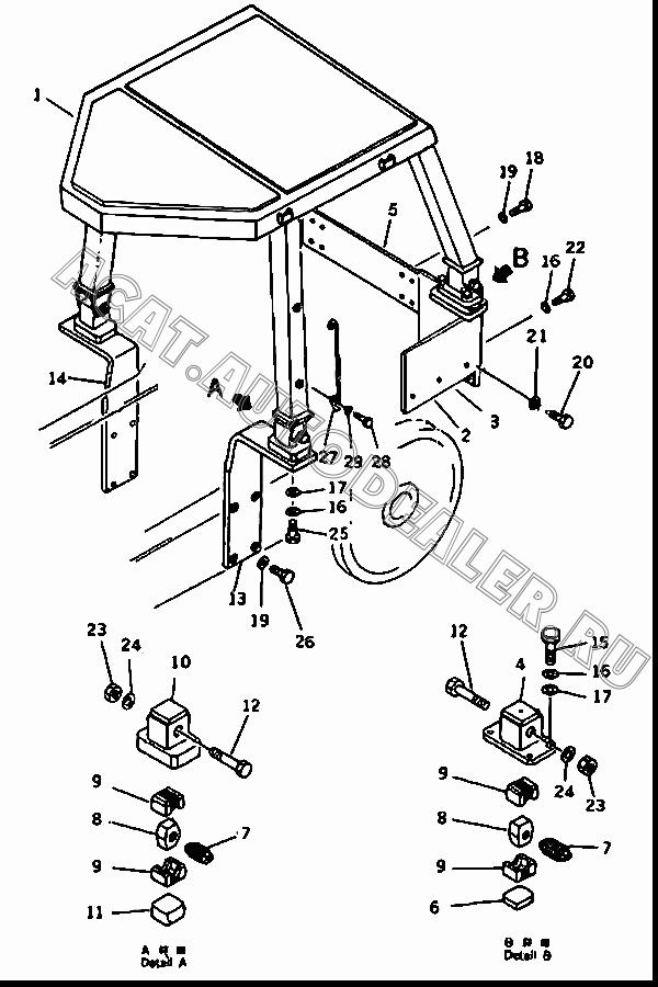 Frame 10Y-59-01000 для Shantui SD13