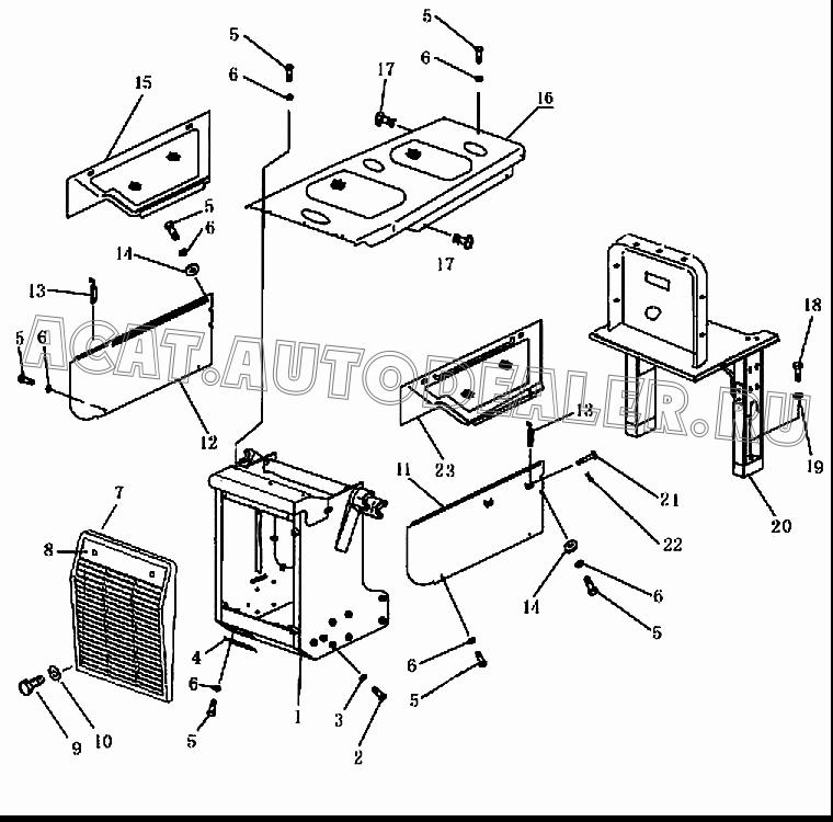 Cover 10Y-50B-01000 для Shantui SD13