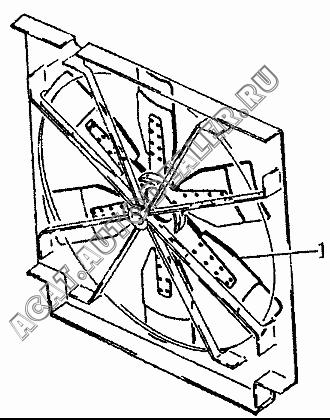 Вентилятор 600-643-1060 для Shantui SD22