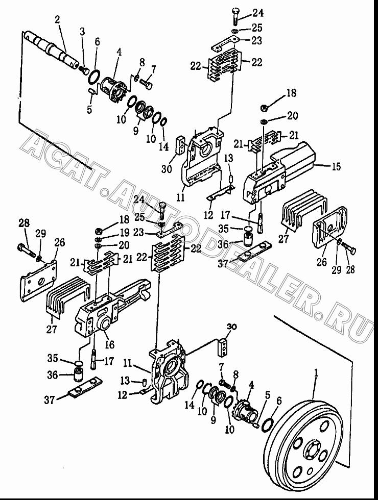 Направляющее колесо 150-30-22118 для Shantui SD22