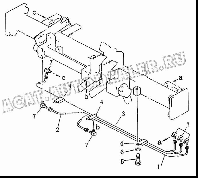 Труба 154-43-41420 для Shantui SD22