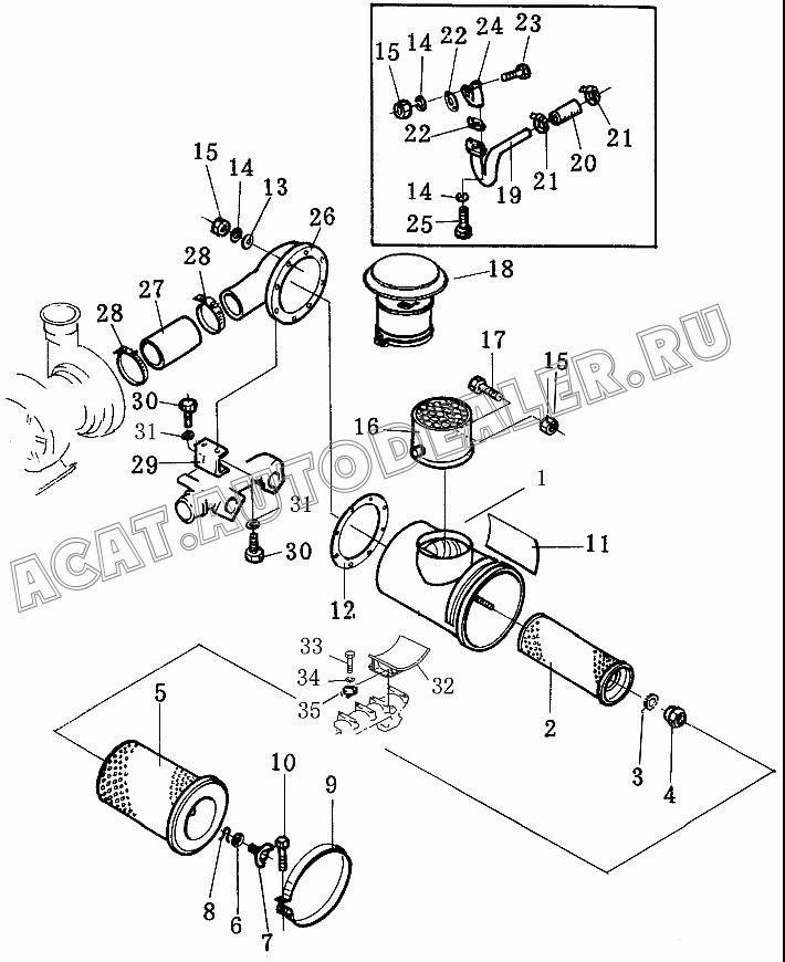 Tube 6710-13-4770 для Shantui SD32