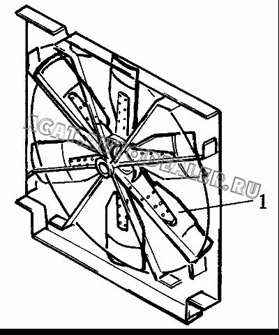 Fan 600-613-1140 для Shantui SD32