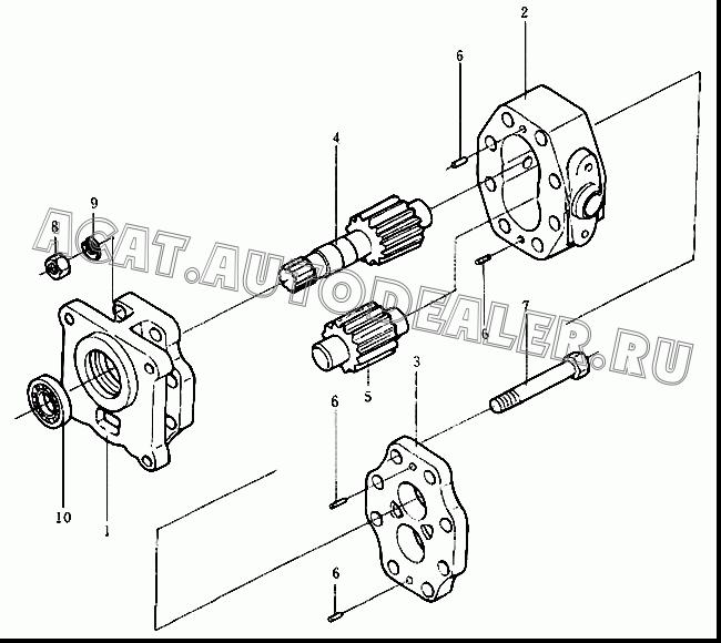 Bracket 07430-71113 для Shantui SD32