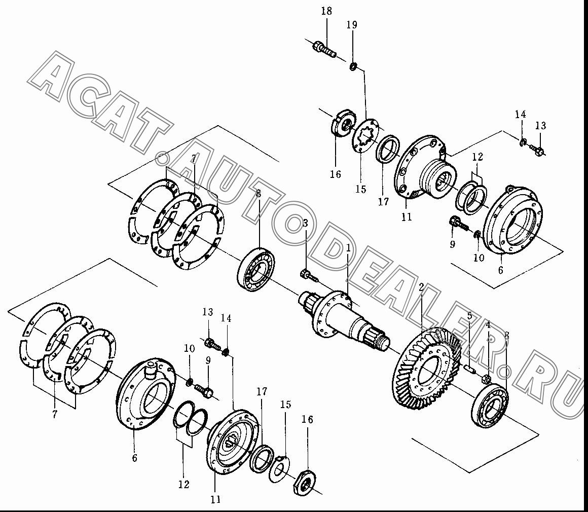 Spacer 170-21-12160 для Shantui SD32