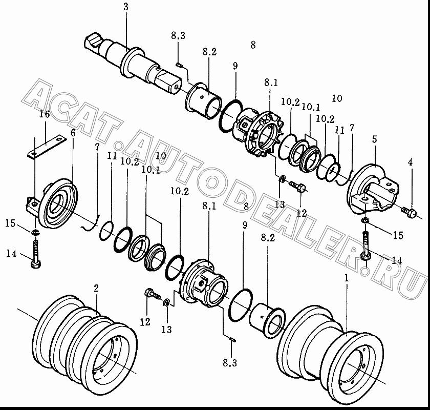 Retainer 175-30-26230 для Shantui SD32