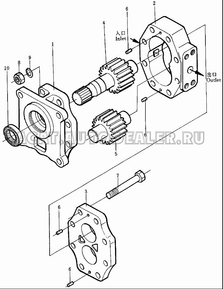 Oil seal 07438-71160 для Shantui SD32