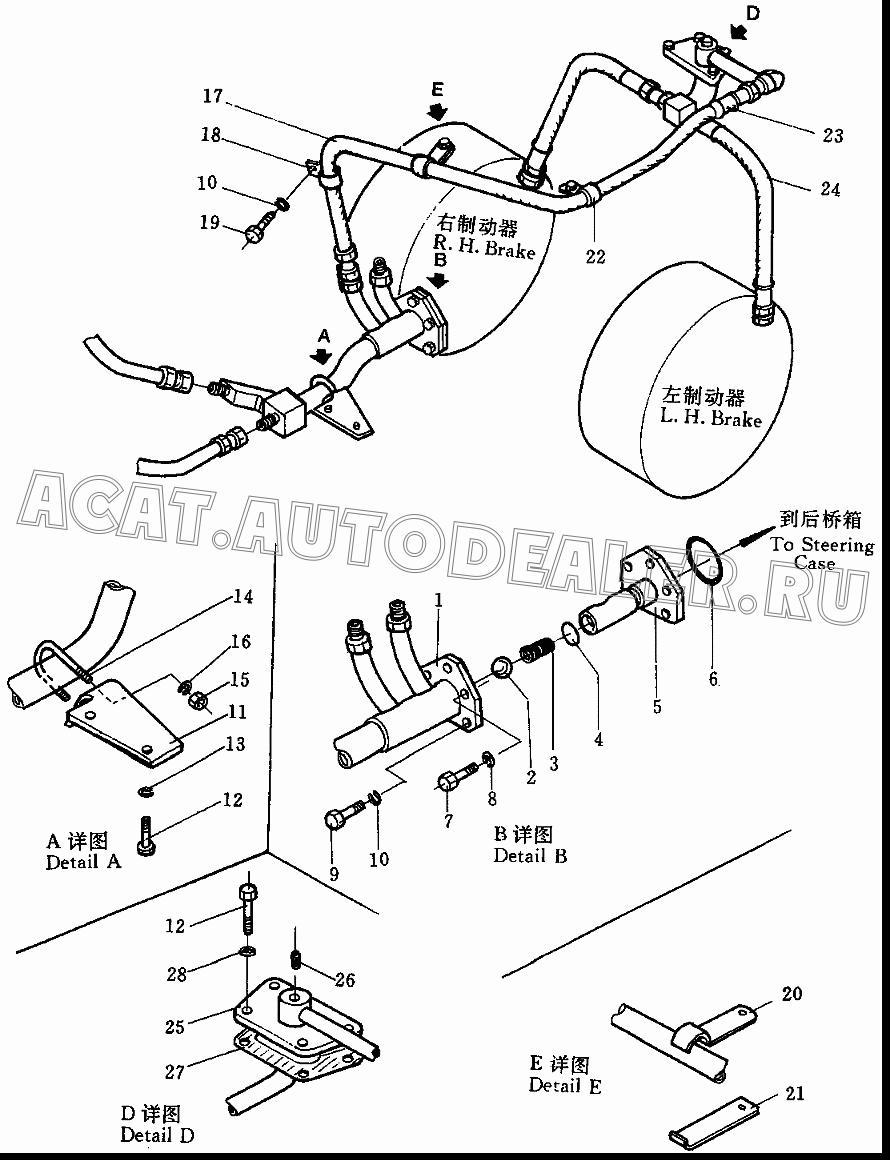 Hose 07100-20417 для Shantui SD32