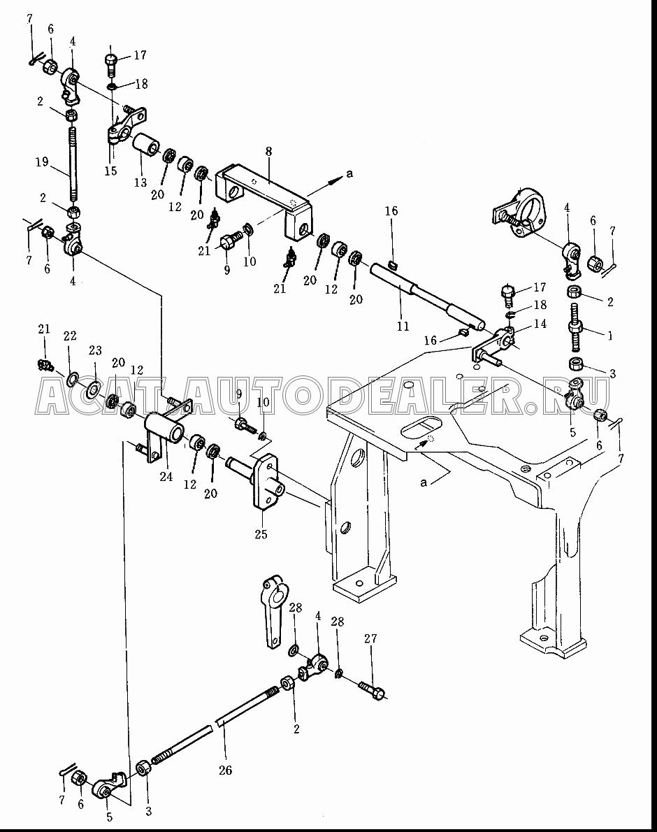 Lever 04248-31211 для Shantui SD32