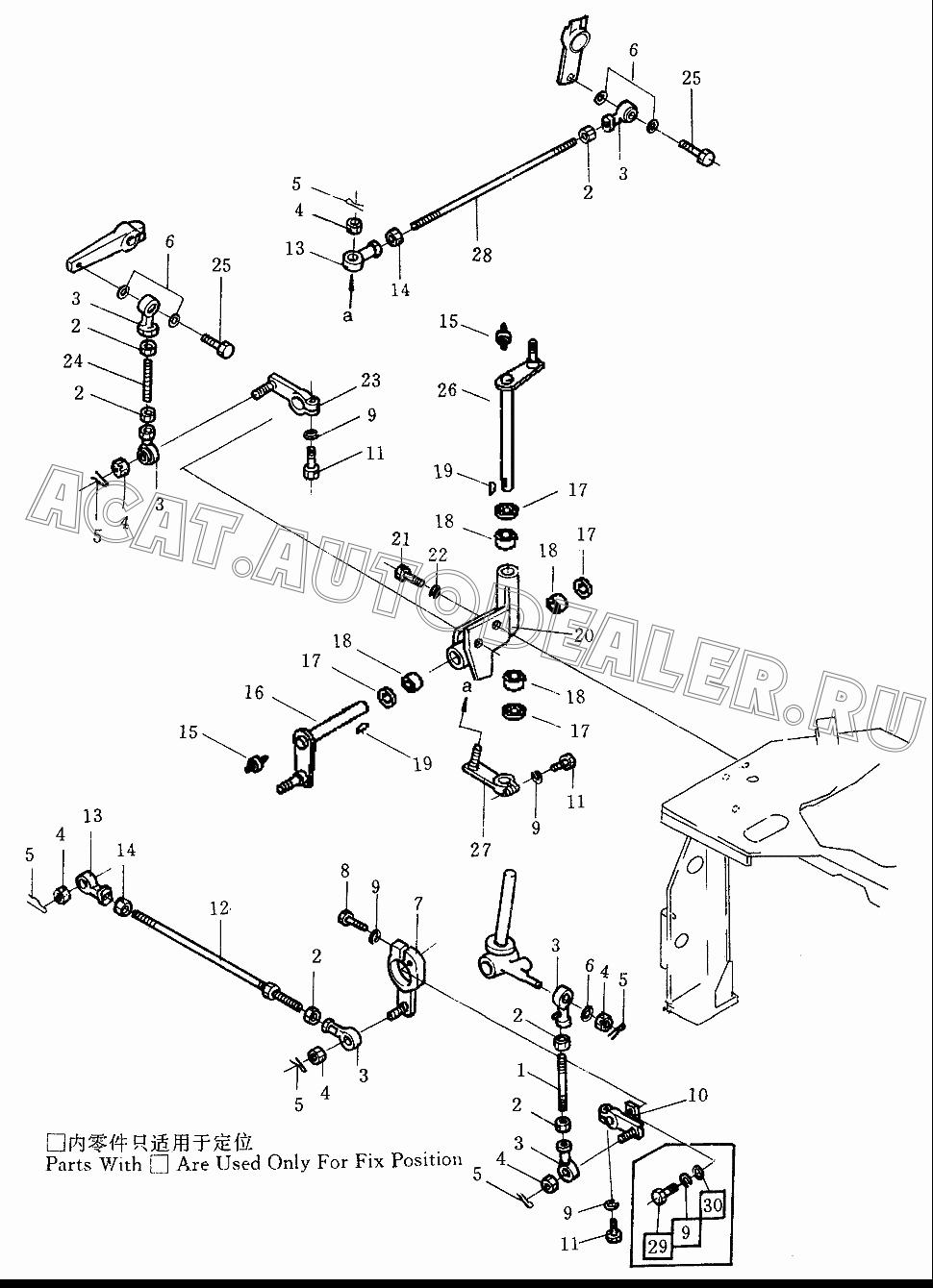 Lever 04248-31230 для Shantui SD32