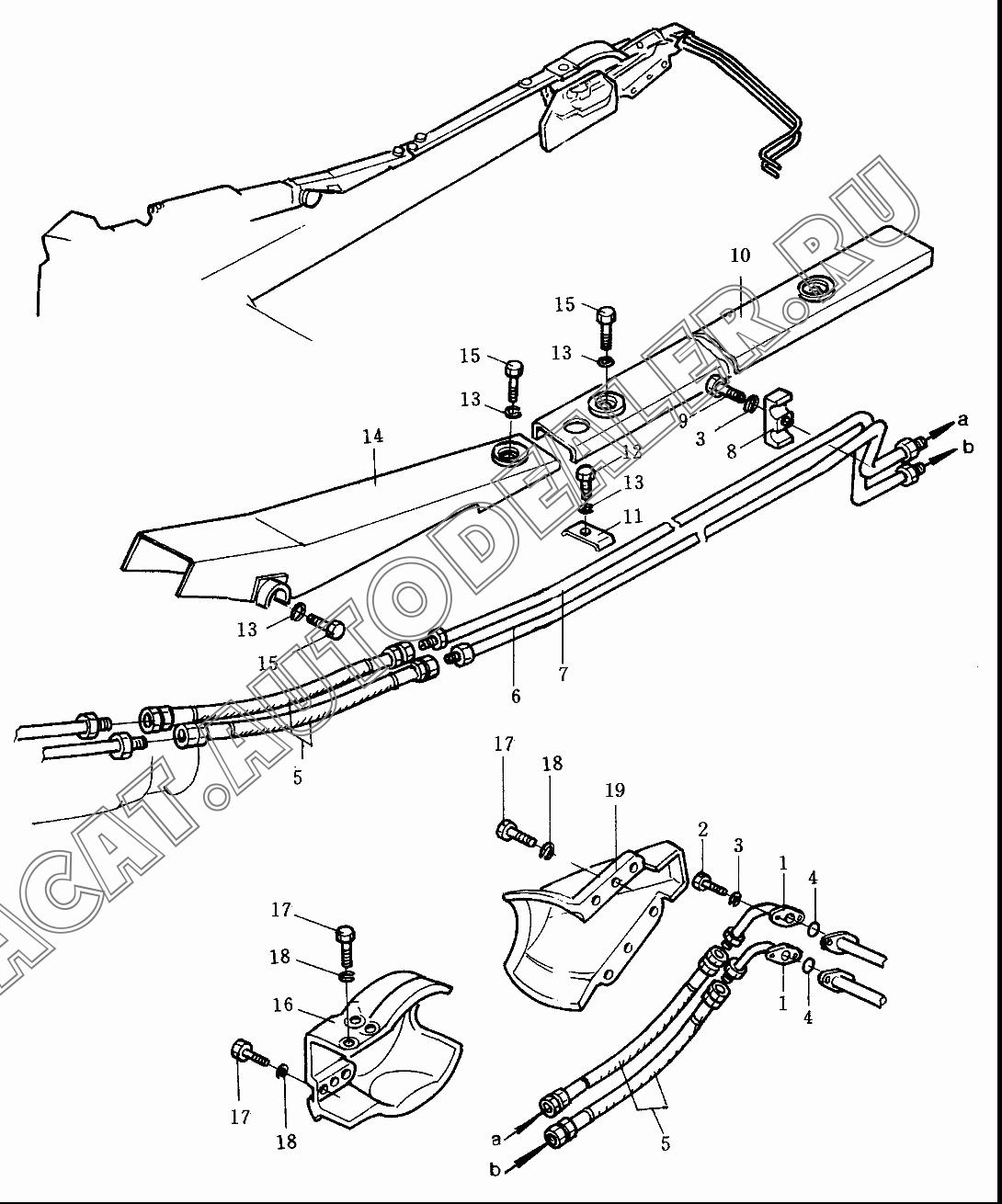 Tube 175-71-31430 для Shantui SD32