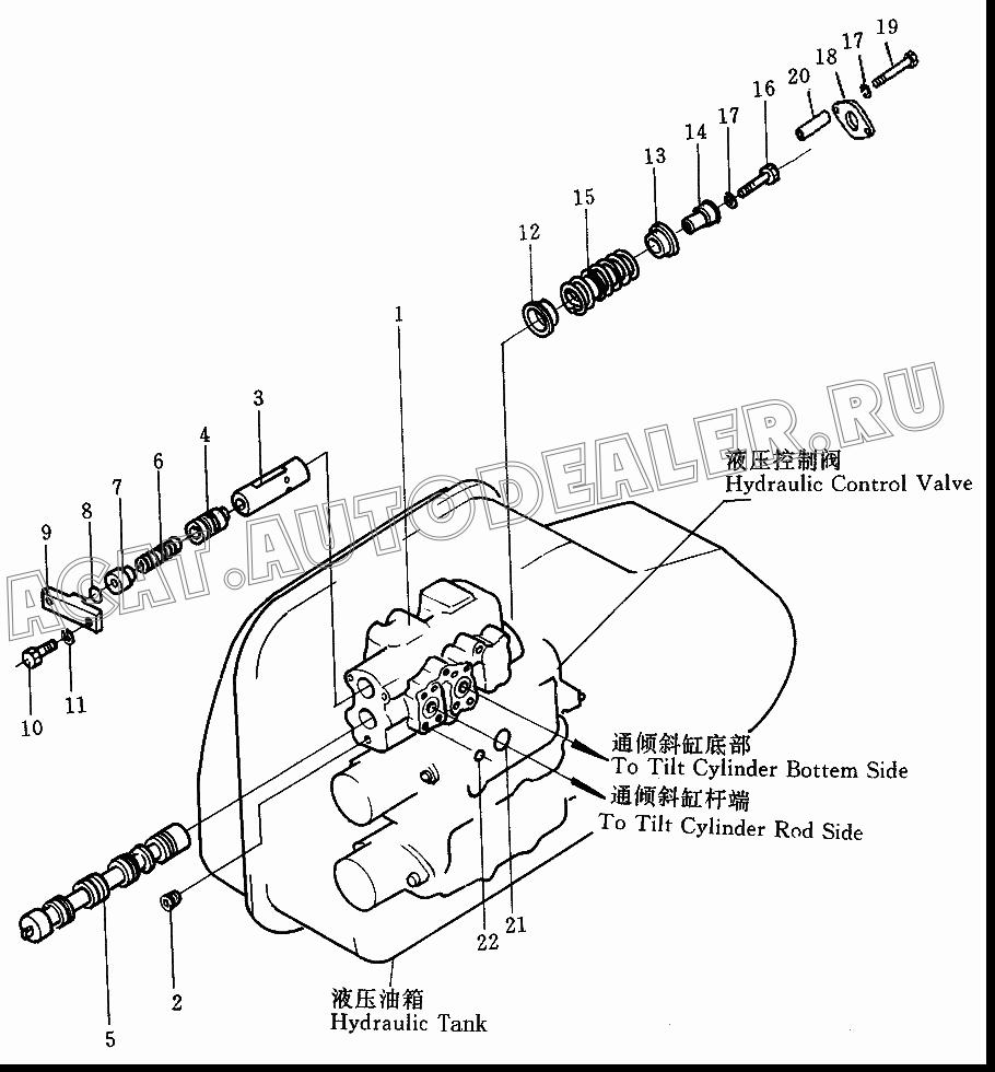 Valve body 701-41-31320 для Shantui SD32