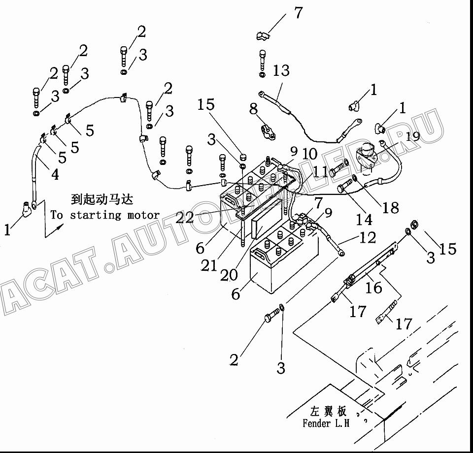 Cable 171-07-01000 для Shantui SD32