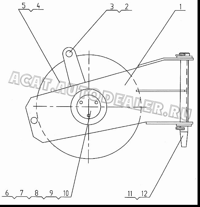 Pulley support QAY25.18.1 для XCMG QY25K