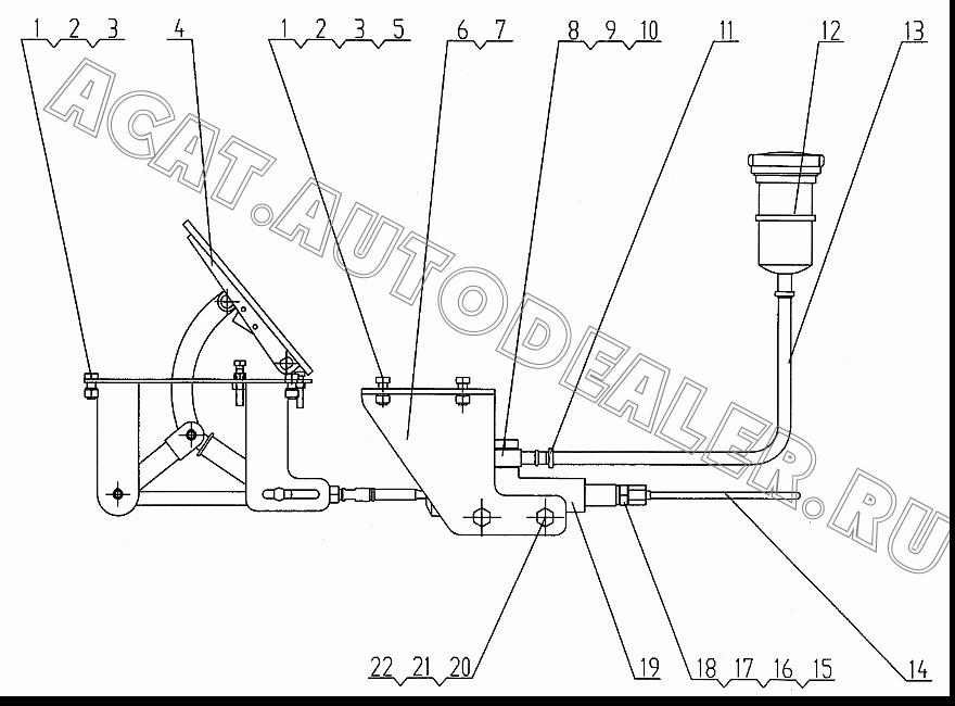 Treadboard QY16K.09-1 для XCMG QY25K