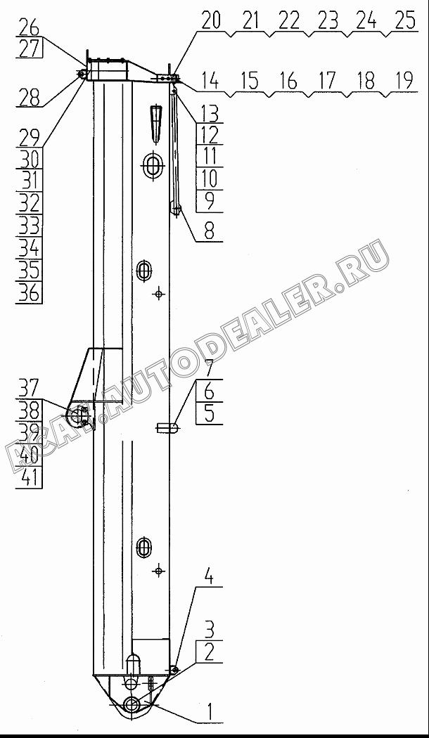 Shaft bushing QY25K.02II.1-12 для XCMG QY25K