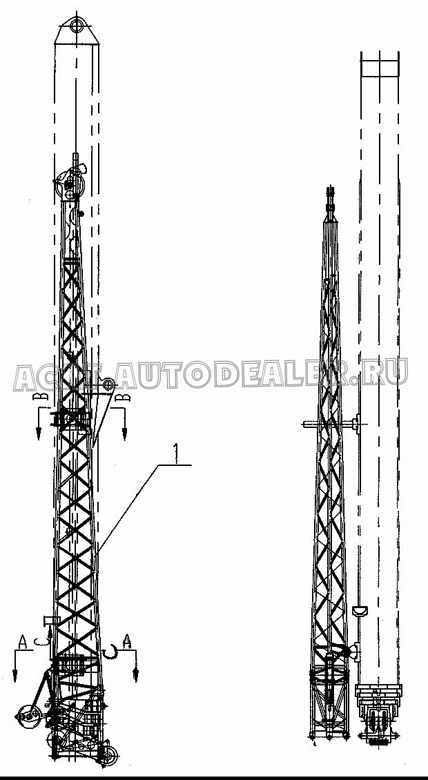 Jib assembly QY16K.14 для XCMG QY25K