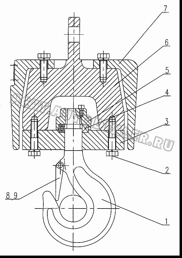 Basic seat QY35K.29-2 для XCMG QY50K