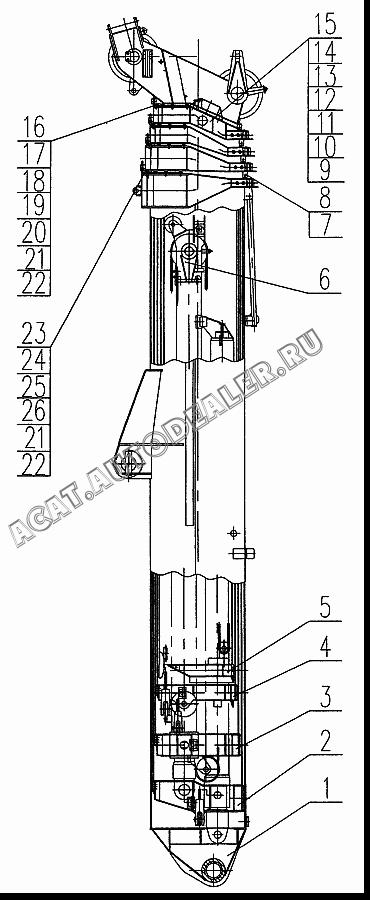 Mat QY50K.02II-10 для XCMG QY50K