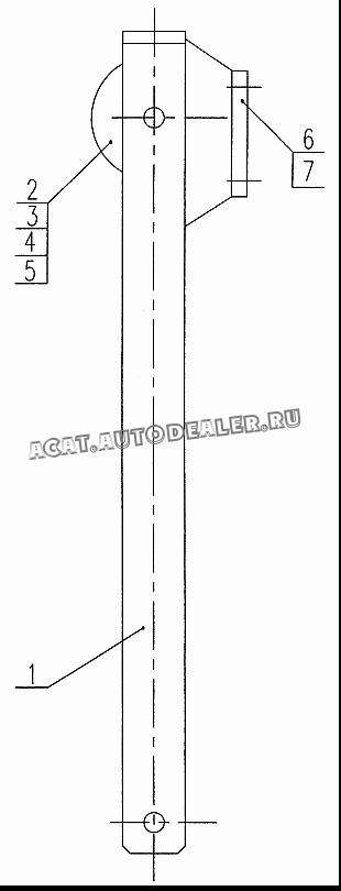 Bracket QY50K.02II.1.2.1 для XCMG QY50K