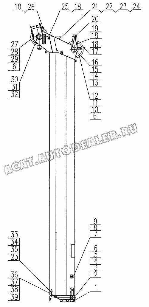 Mat QY50K.02II.5-11 для XCMG QY50K