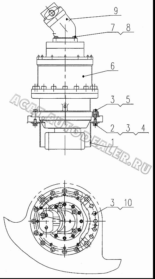 Protection plate QY50K.07.1 для XCMG QY50K