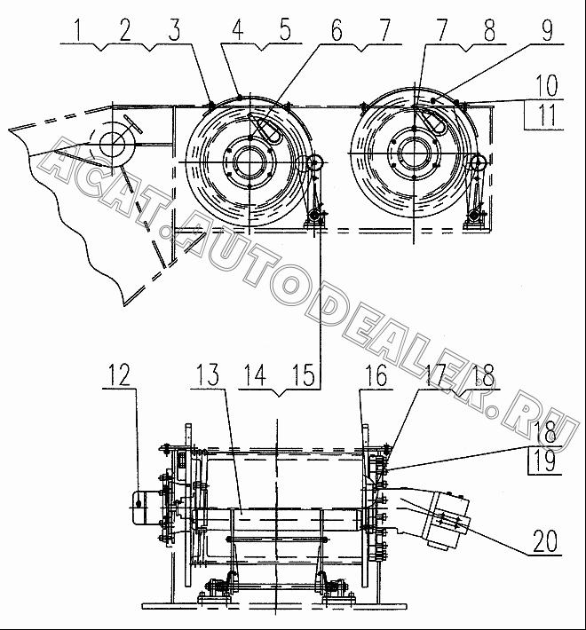 Protecting plate QY35K.08.1 для XCMG QY50K