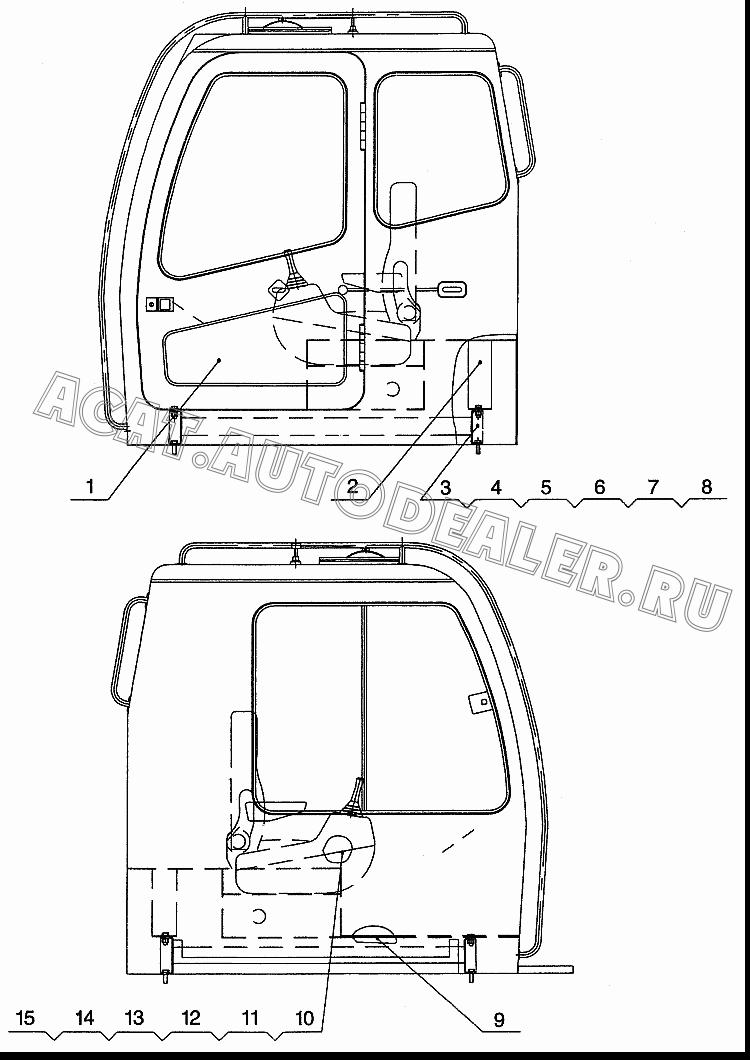 Control cab general balling QY65K.03.1A для XCMG QY65K