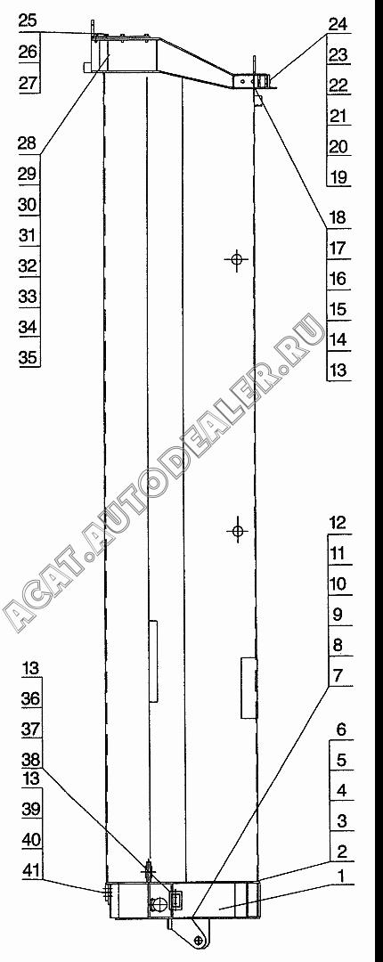 Plate QY35K.02II.2-3 для XCMG QY65K