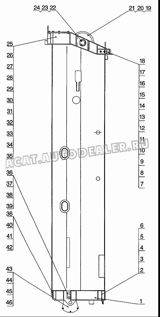 4 th section structure QY65K.02II.4.1 для XCMG QY65K