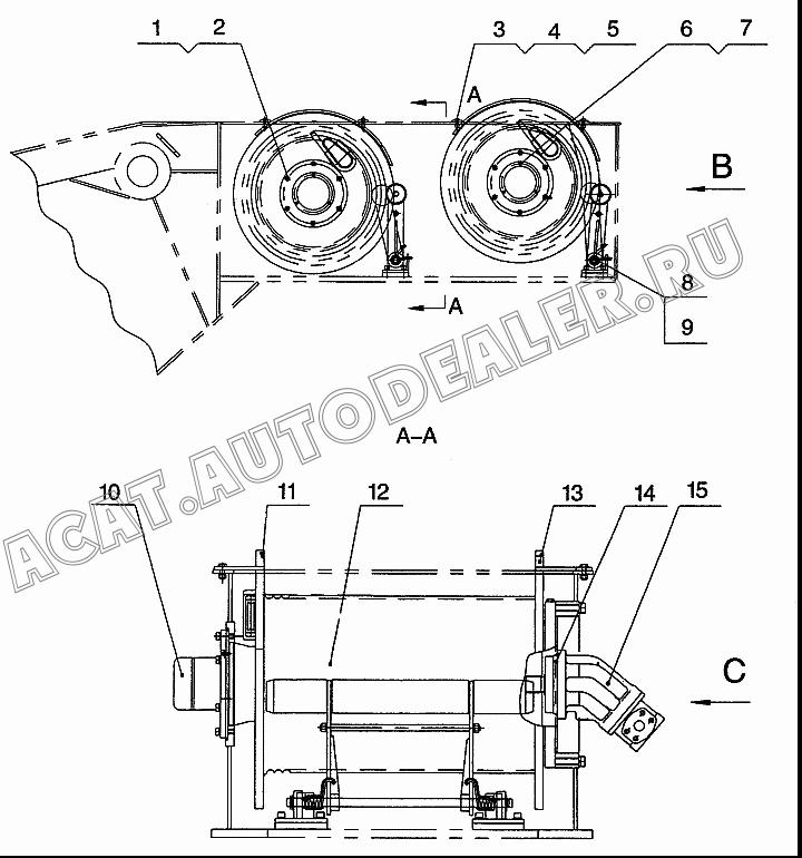 Protecting plate QY65K.08.1 для XCMG QY65K