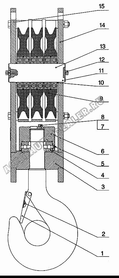 Retaining plate QY16K.01-1 для XCMG QY65K