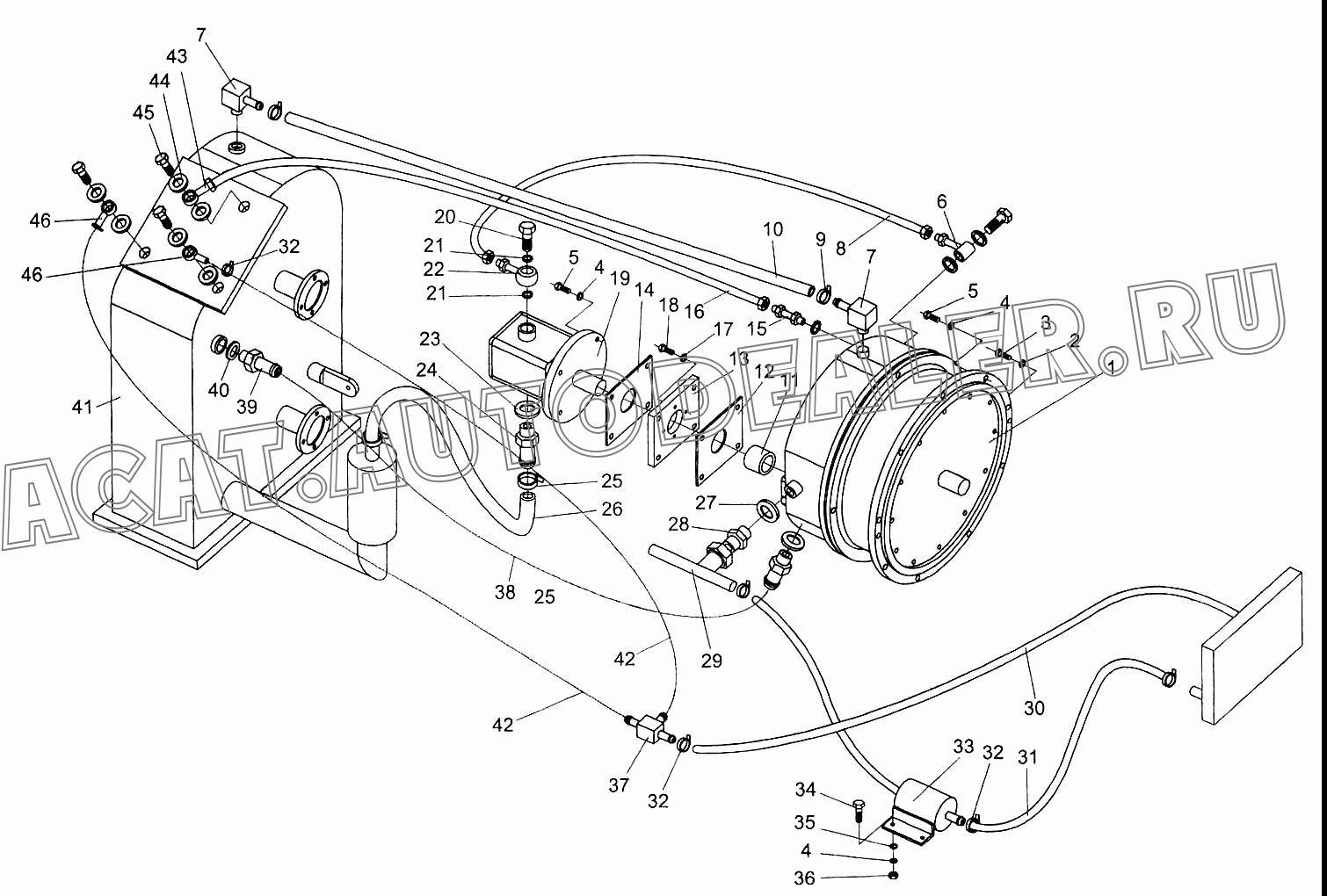 Коробка передач xcmg lw300f схема