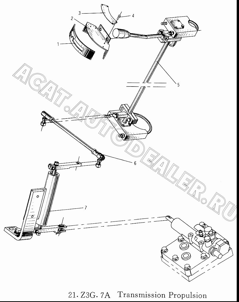 Positioning Plate Z3.7.1-2 для XCMG ZL30G