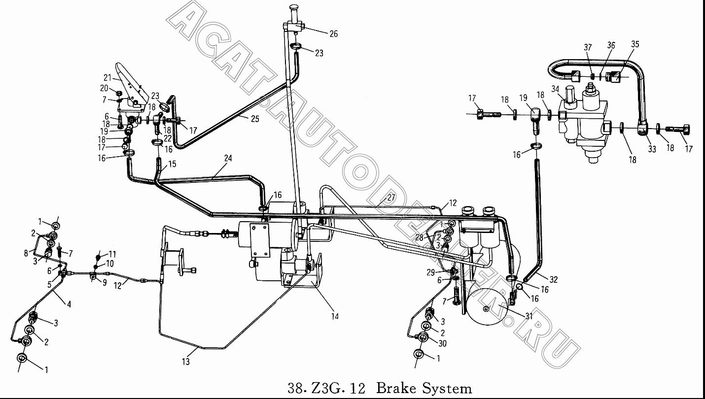 Left Pipe Z3G.12.7 для XCMG ZL30G