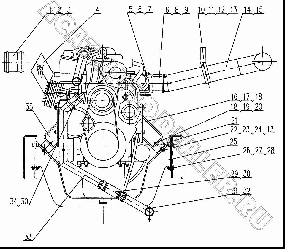 Rubber hose XZ25K.45-23 для XCMG XZ16K-XZ50K